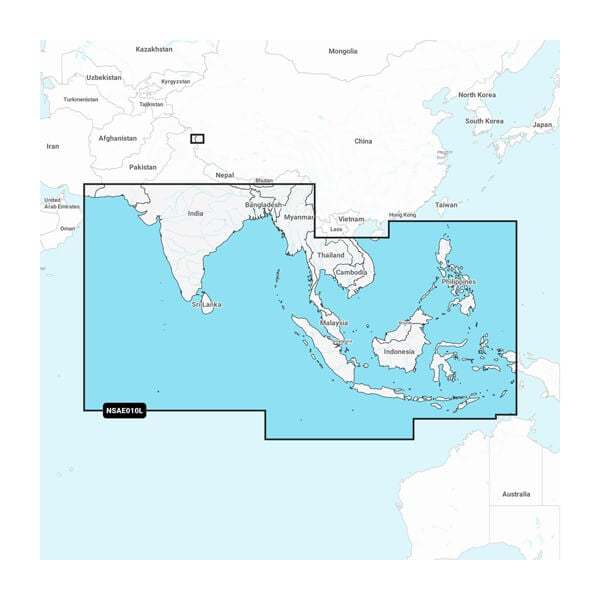 Garmin Navionics Indian Ocean  & South China Sea Original