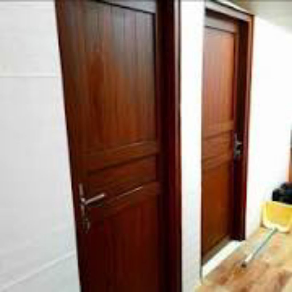 pintu aluminium serat kayu