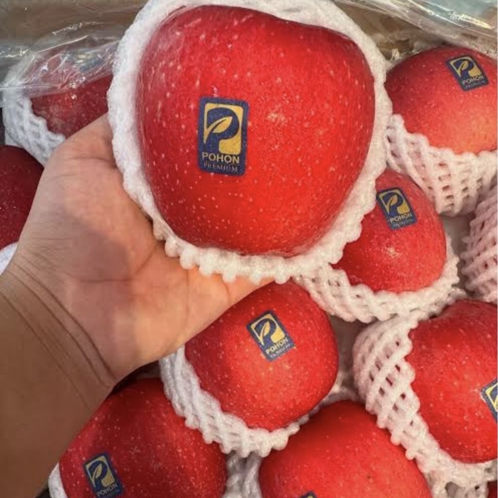 [APEL FUJI KIRIM INSTAN/SAMEDAY] Apel Fuji PREMIUM POHON/WANGSHAN Merona Manis Garing 1kg