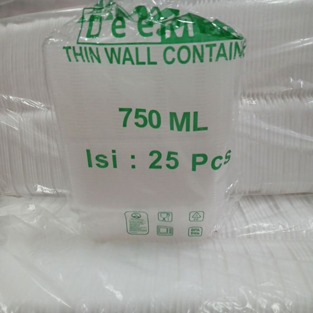 Thinwall 750ml rec Merk DM