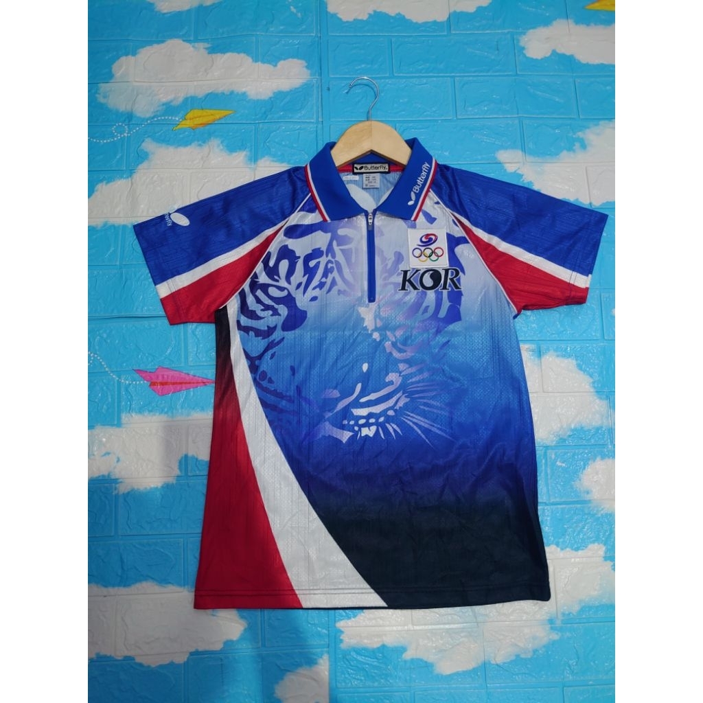 Jersey Pingpong Butterfly Olympiade (Timnas Korea) Original size M