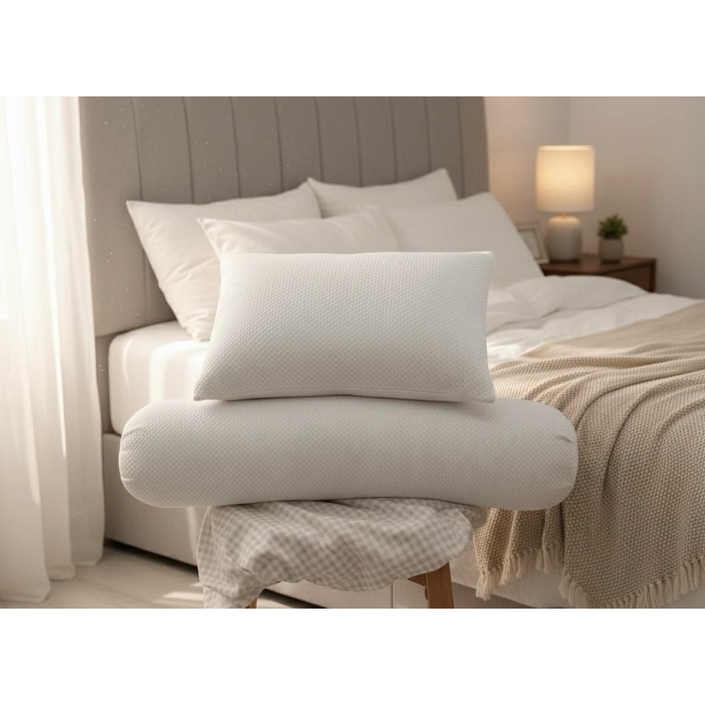 Bantal Tidur Premium Empuk Cover Kain Knitting