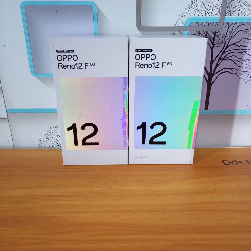 Dus box hp Oppo Reno 12F 5G asli copotan