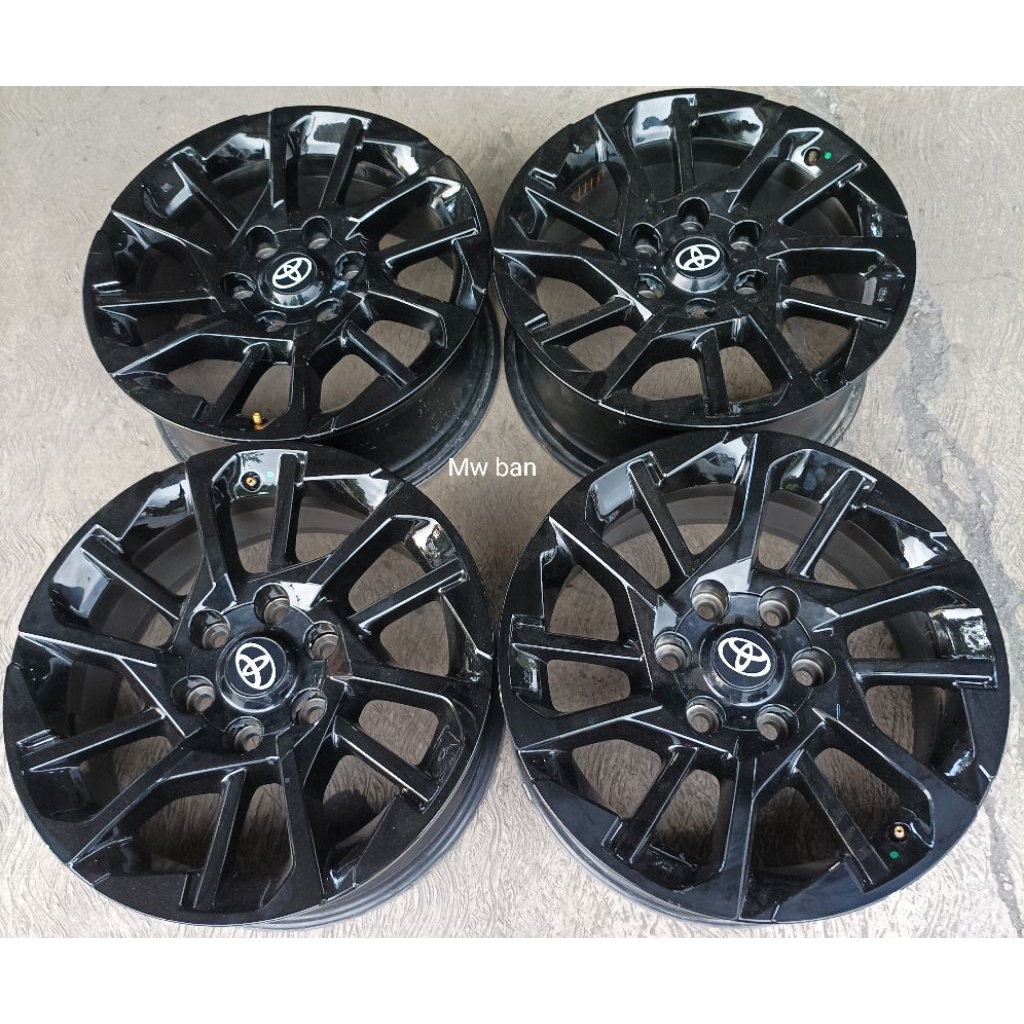 velg fortuner GR black r18 pcd 6x139