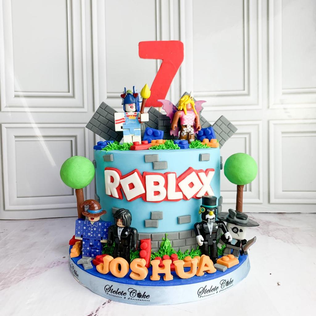 Kue Ulang Tahun/Birthday Cake/Kue Ultah tema Roblox/Roblox Cake/Kue Ultah Jakarta