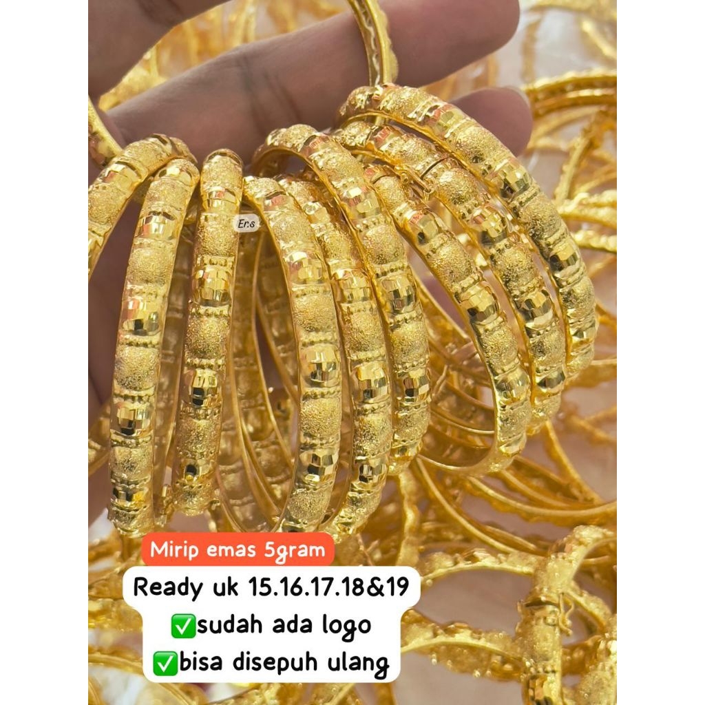 Gelang Keroncong 5 gram Lapis Emas