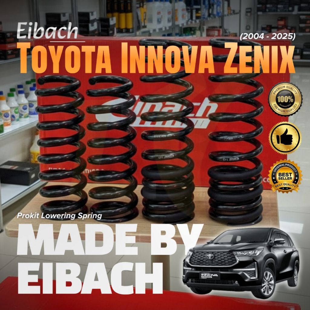 TOYOTA INNOVA ZENIX (2004 - 2025) - EIBACH PROKIT LOWERING SPRING - MADE BY EIBACH