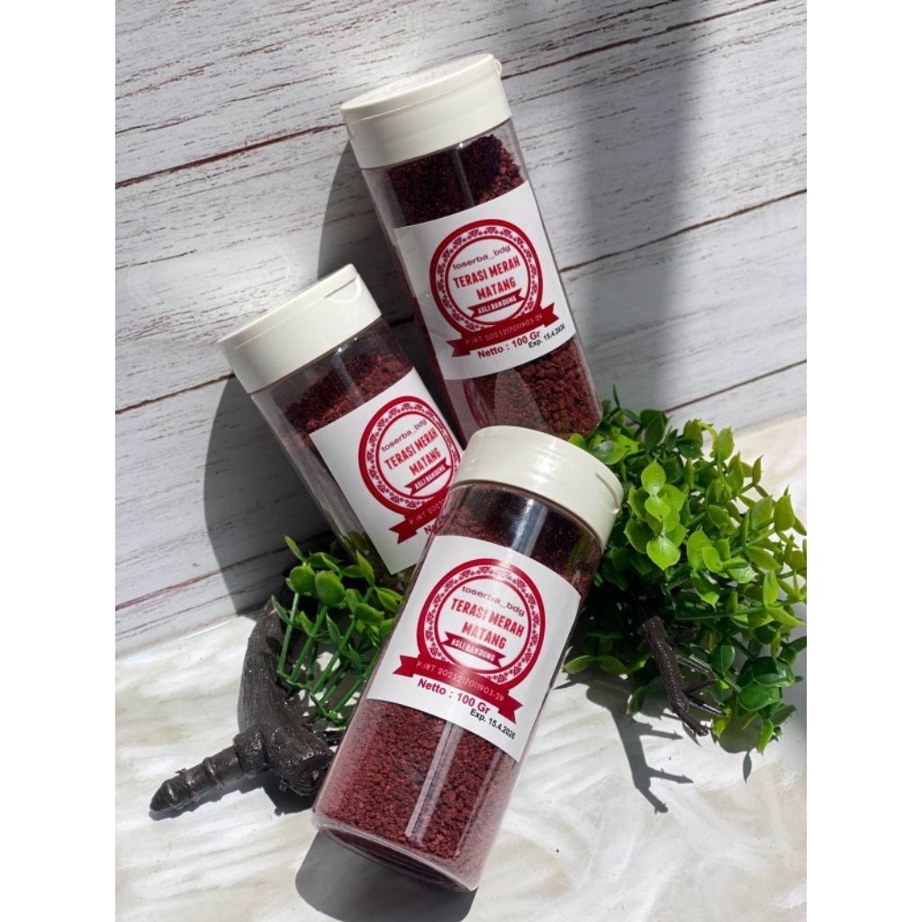terasi merah kemasan bon cabe/terasi merah Sunda terasi matang