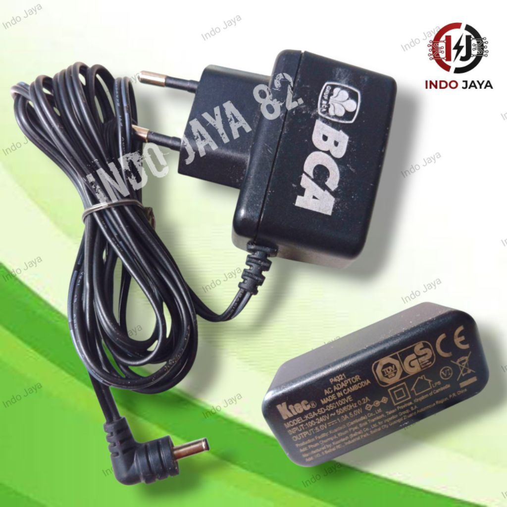 Adaptor 5V Jack Kecil Adaptor 5V 1A Ktec BCA Adaptor EDC Adaptor STB TANAKA