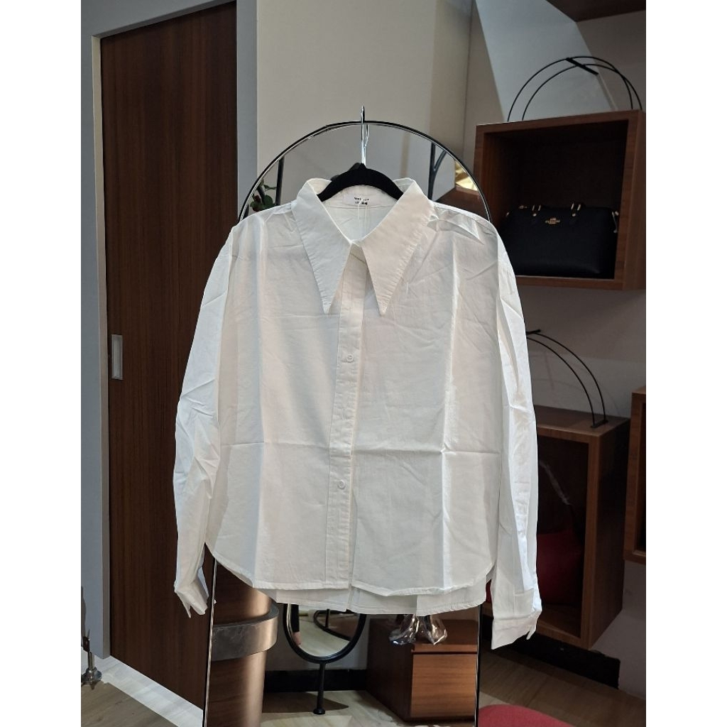 Kemeja polos wanita //kemeja crop