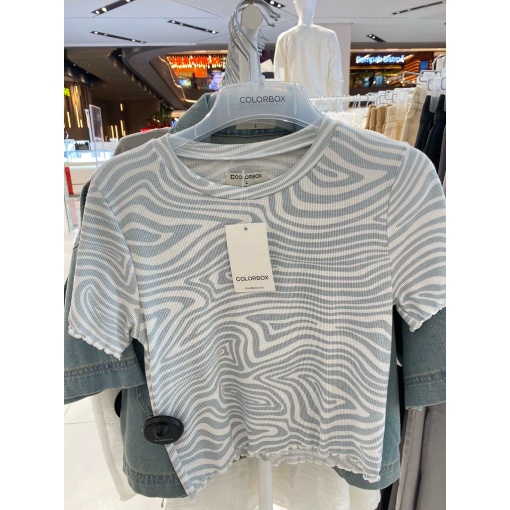 T-shirt wanita colorbox//croptop wanita kaos tshirt colorbox sale