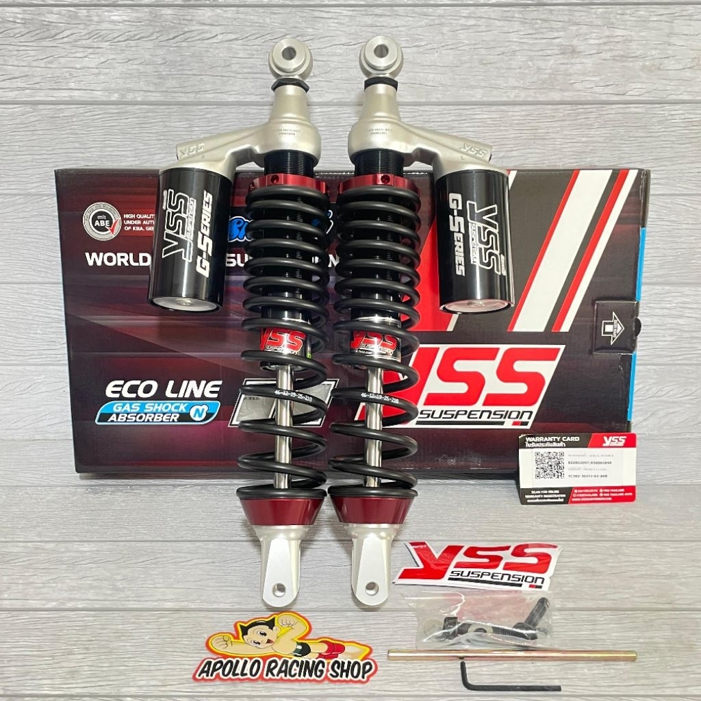 SHOCK TABUNG YSS G-PLUS SMOOTH 365MM PCX 160