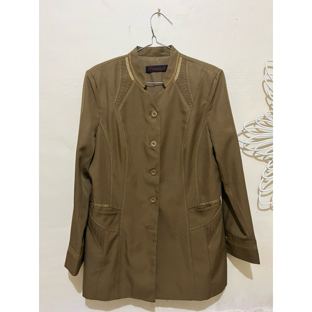Preloved Baju PNS / Pemda Coklat merek Princessfa