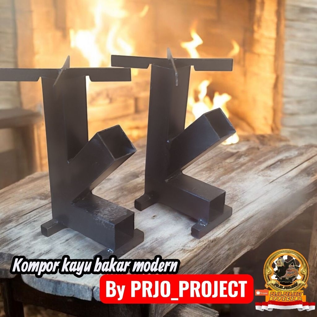 COD Kompor kayu bakar modern kompor camping kompor outdoor praktis
