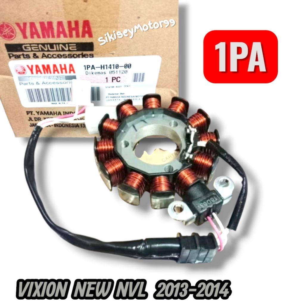 SPUL VIXION NEW 2013 2014 NVL Original Yamaha STATOR ASSY 1PA-H1410-00