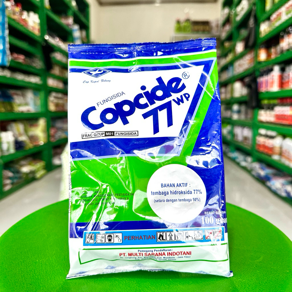 Fungisida COPCIDE 77Wp 100 Gram - Fungisida Berbahan Aktif Tembaga Hidroxida