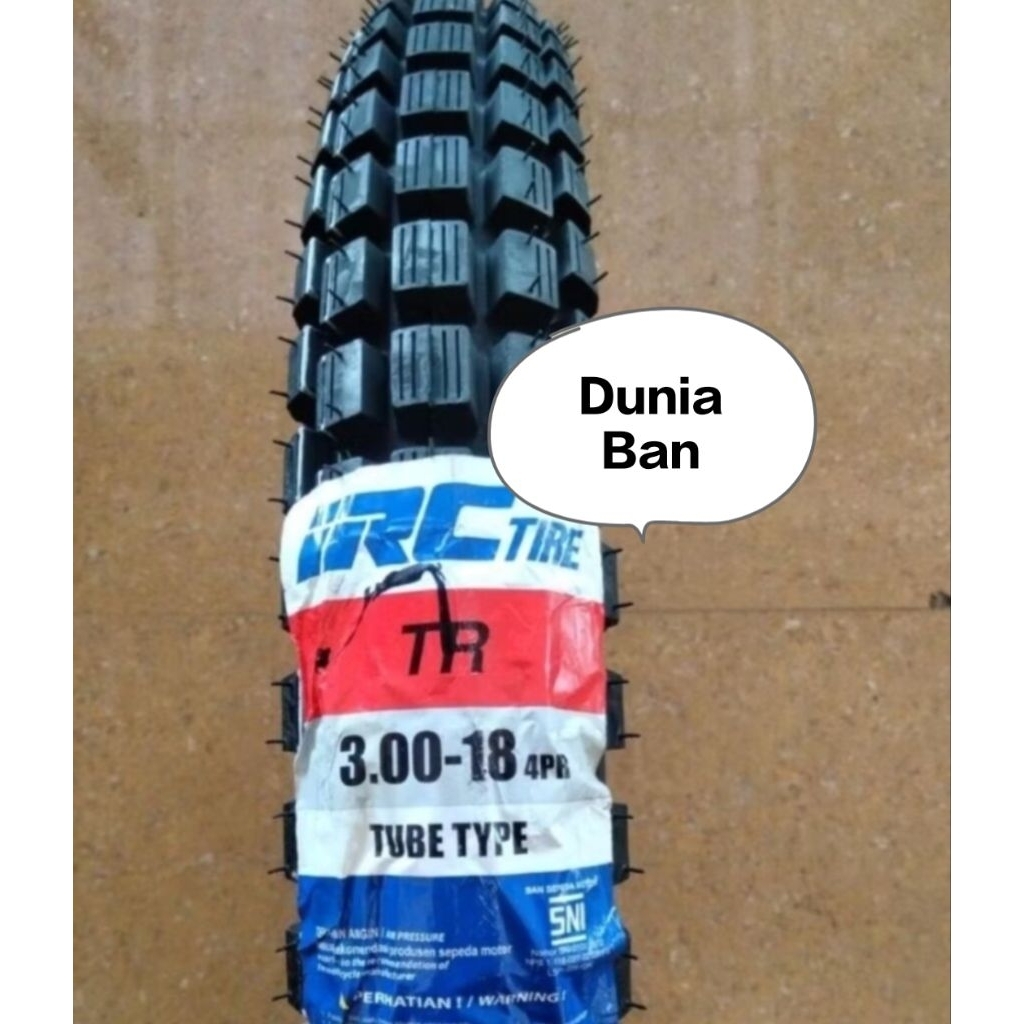 Promo Terlaris Termurah ( Bisa Cod) Ban Luar IRC TR 300-18 Tubetype Non tubeless Ban Ban Motor Ban S