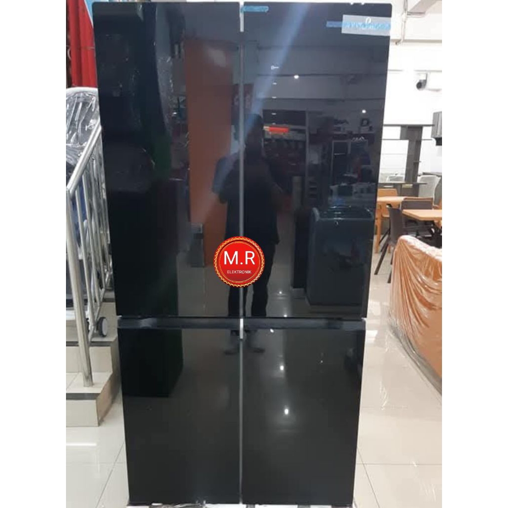 KULKAS POLYTRON 4 PINTU BIGGER PRS-550X GARANSI RESMI 10 TAHUN