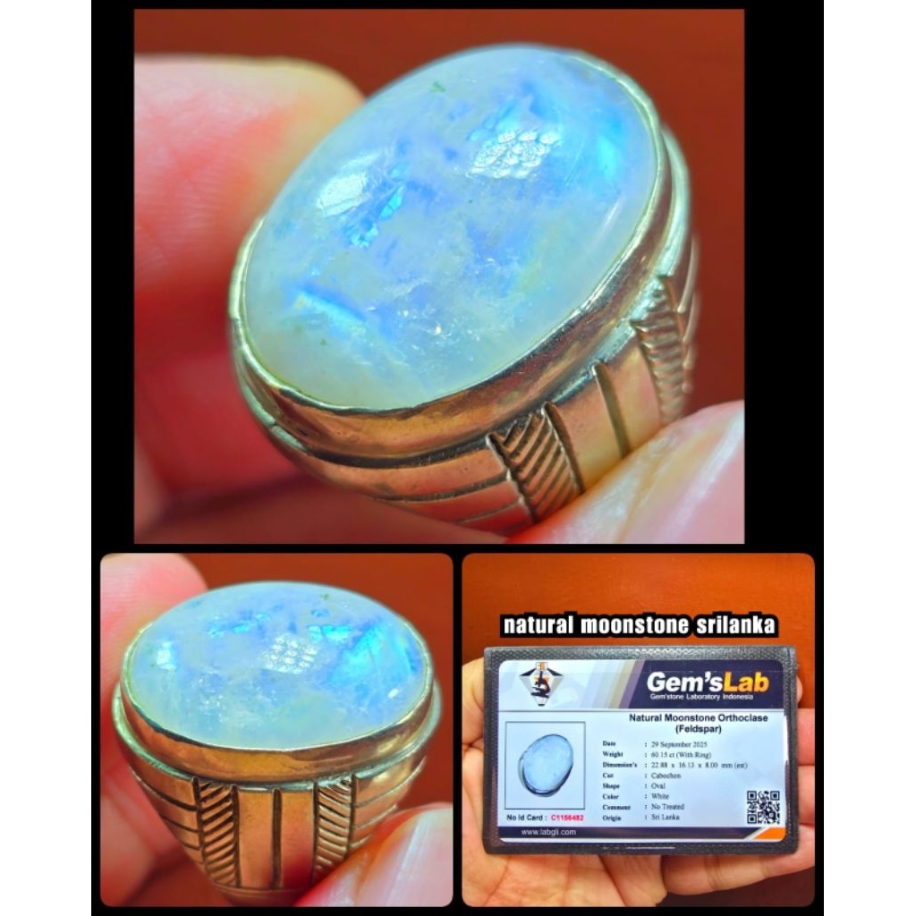 batu permata moonstone jumbo asli NTE srilanka