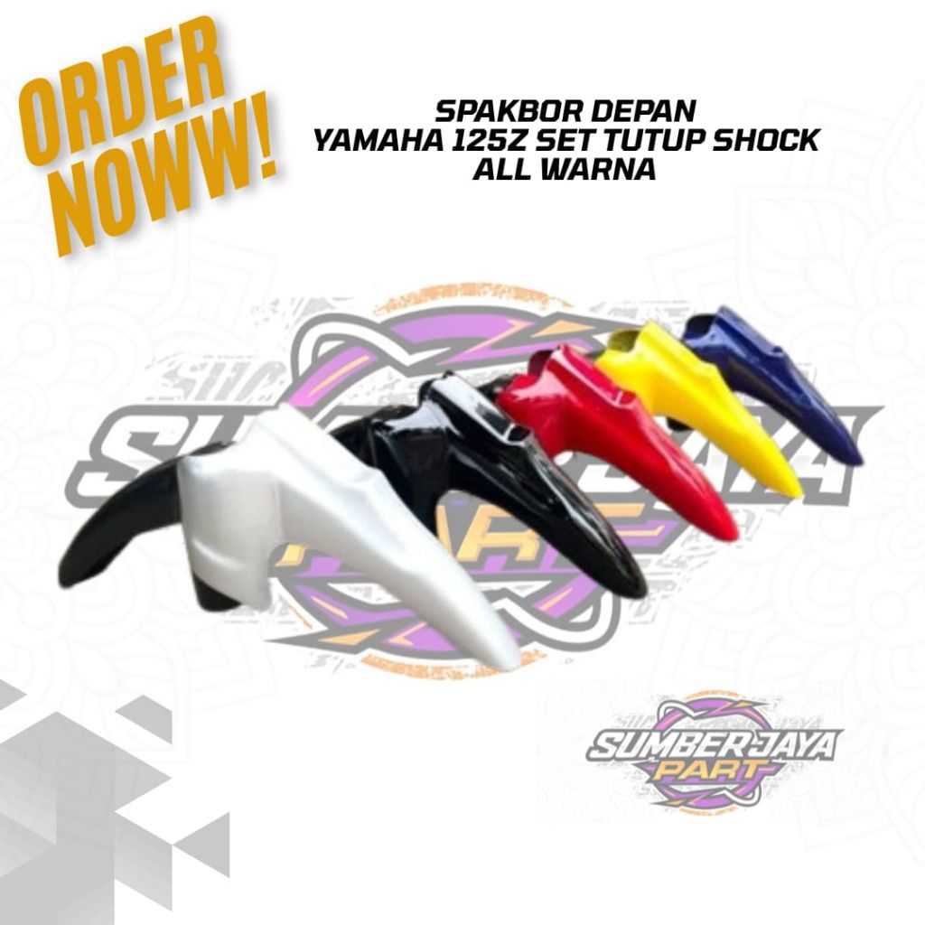 Spakbor Slebor Depan YAMAHA 125 Z Front Fender YAMAHA Y125Z Y 125ZR PNP FIZ R All Warna