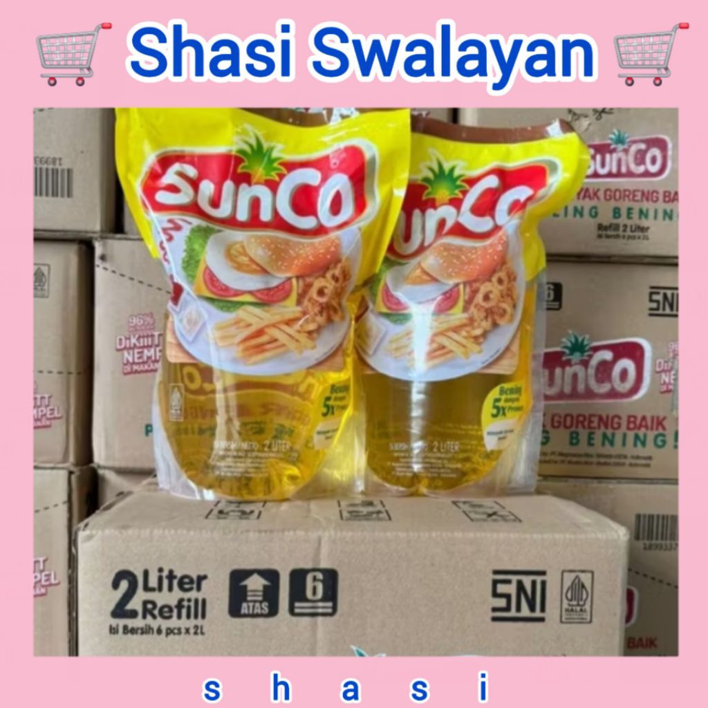 SUNCO Minyak Goreng 1 Dus 2 Liter X 6 Pcs