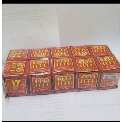 TEH TABUR JITU 999 MERAH 45 gr  (1 SLOP = 10 pcs) FREE ONGKIR