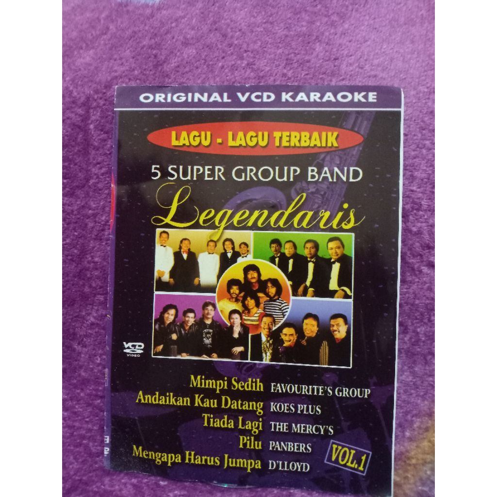 VCD LAGU LAGU TERBAIK 5 SUPER GROUP BAND LEGENDARIS