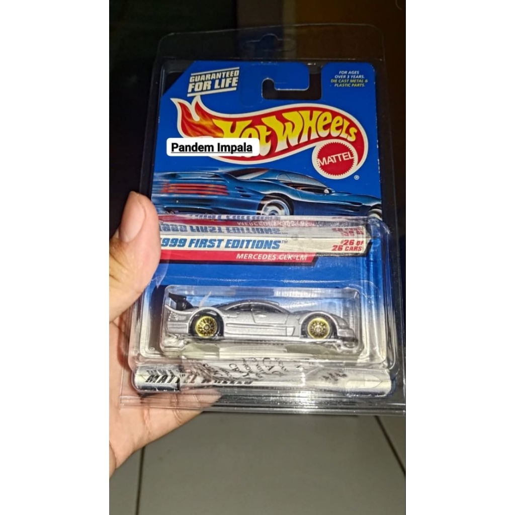 hotwheel Mercedes CLK-LM silver