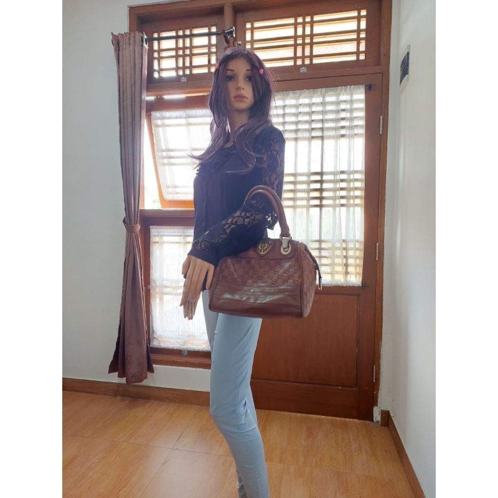 GCSignature Top Handle bag Speedy Vintage Preloved Second Bekas