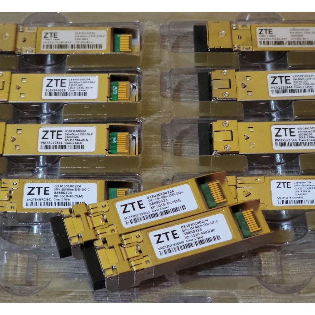 SFP+ 10G 1550nm 40KM SMF LC DUPLEX ZTE NETWORK TRANSCEIVER