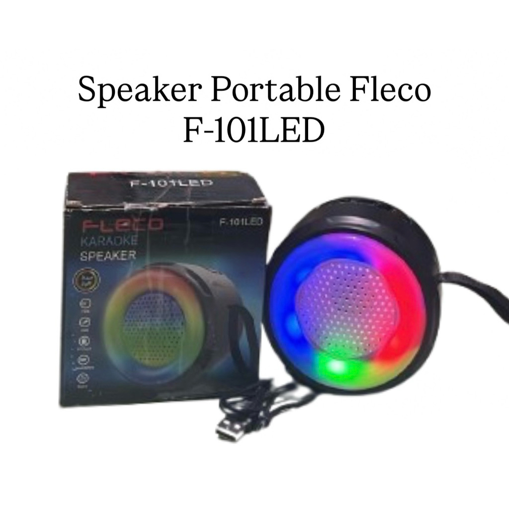 Jual Speaker Portable Fleco F-101LED/Speaker Portable Murah