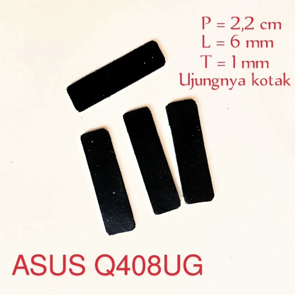 handmade DIY UNIVERSAL Karet Bantalan laptop Asus Q408UG harga satuan