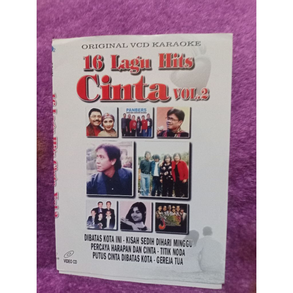 VCD 16 LAGU HITS CINTA VOL 2