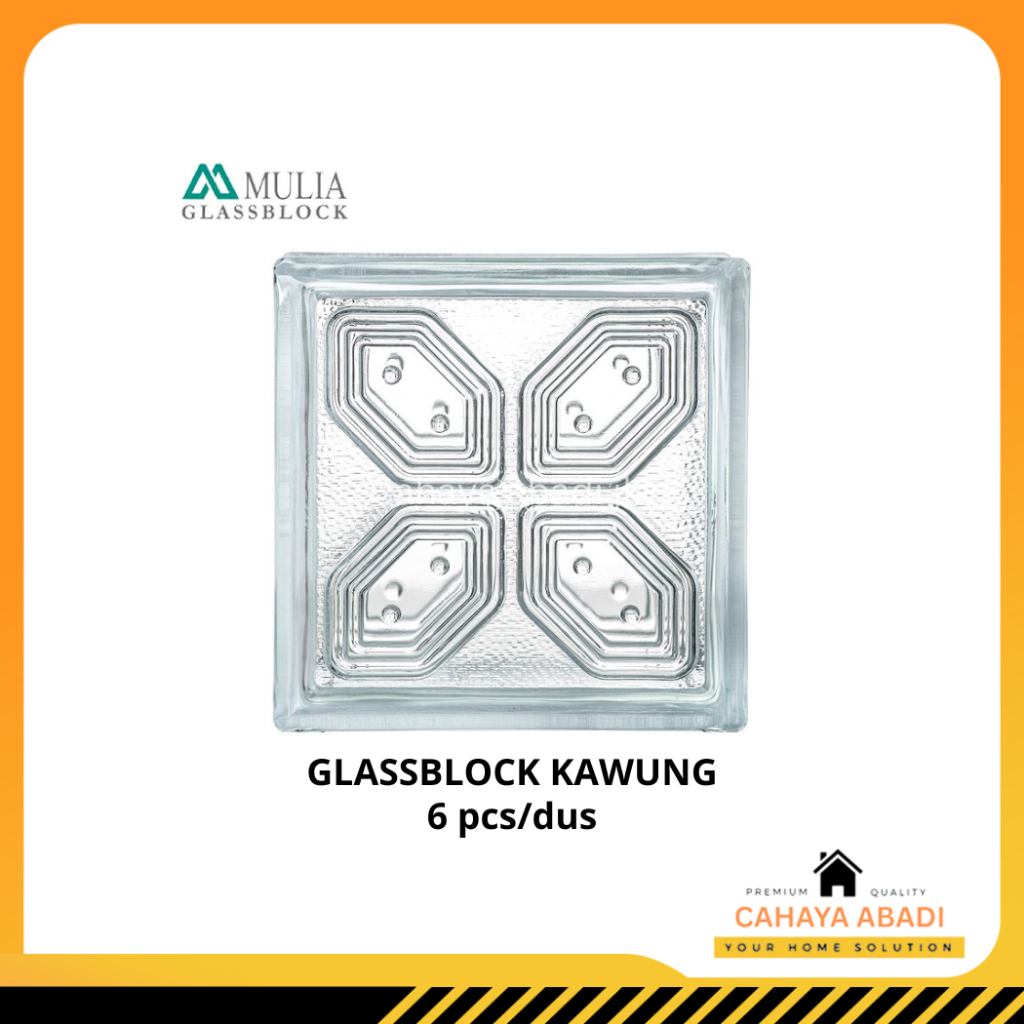 GLASSBLOK / GLASSBLOCK / GLASS BLOCK MULIA KAWUNG (Gojek) DUS