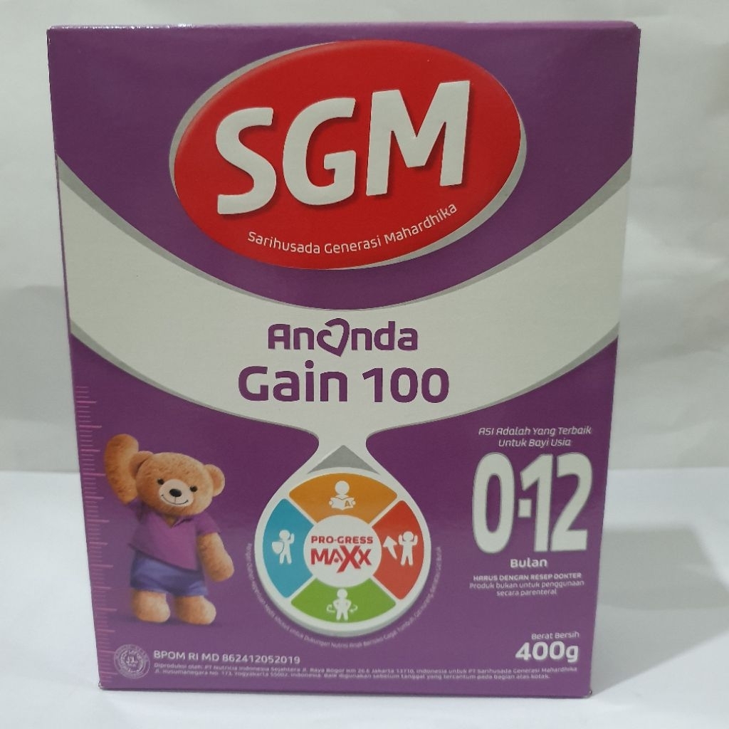 Sgm Ananda Gain 100 0-12bln 400g
