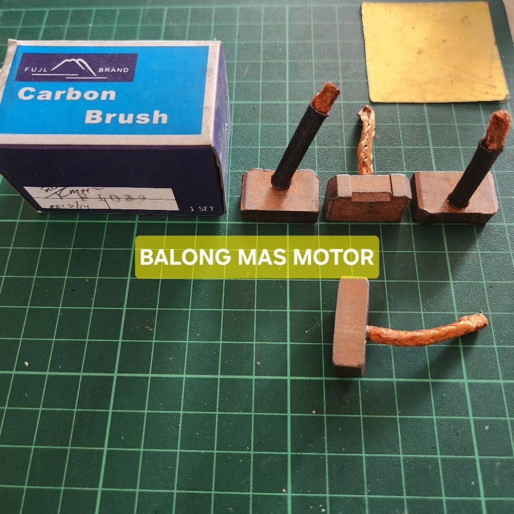 CARBON BRUSH STARTER DINAMO MITSUBISHI L300 DIESEL L039 PANTHER HIACE LH11 FUJL FI039