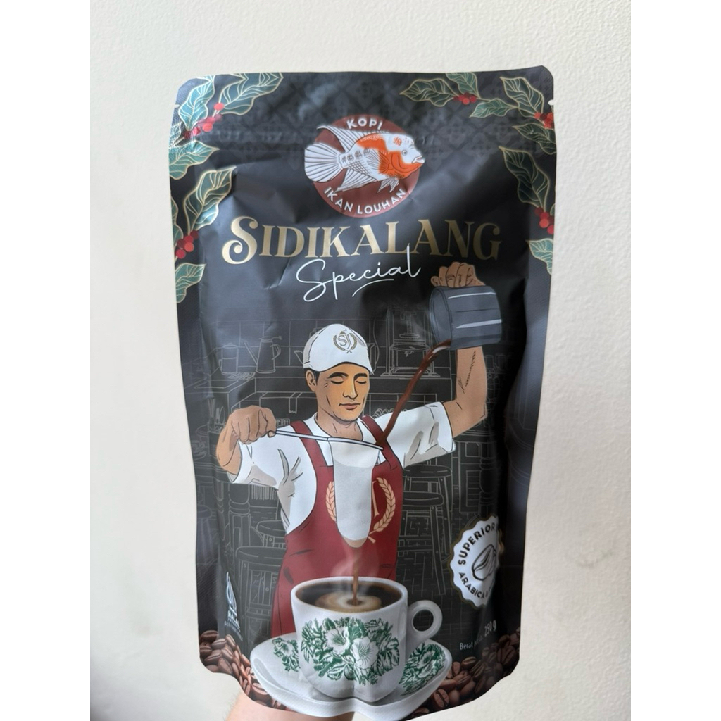 KOPI SIDIKALANG 250GRAM HALAL SPECIAL BUBUK KOPI SIDIKALANG SUPERIOR BLEND KOPI LEGENDARIS BUBUK KOP