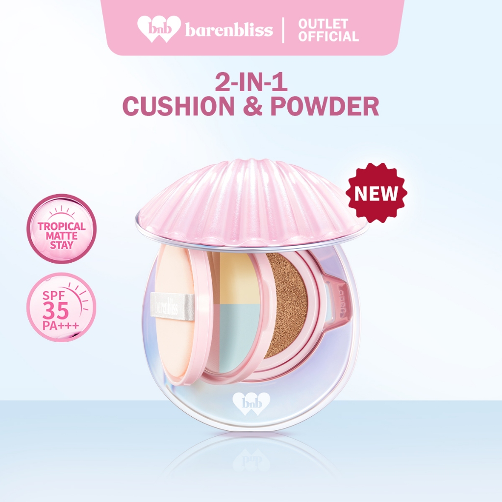 [NEW LAUNCH] BNB barenbliss Bloomvegan Better Me 2-in-1 Cushion & Powder Foundation