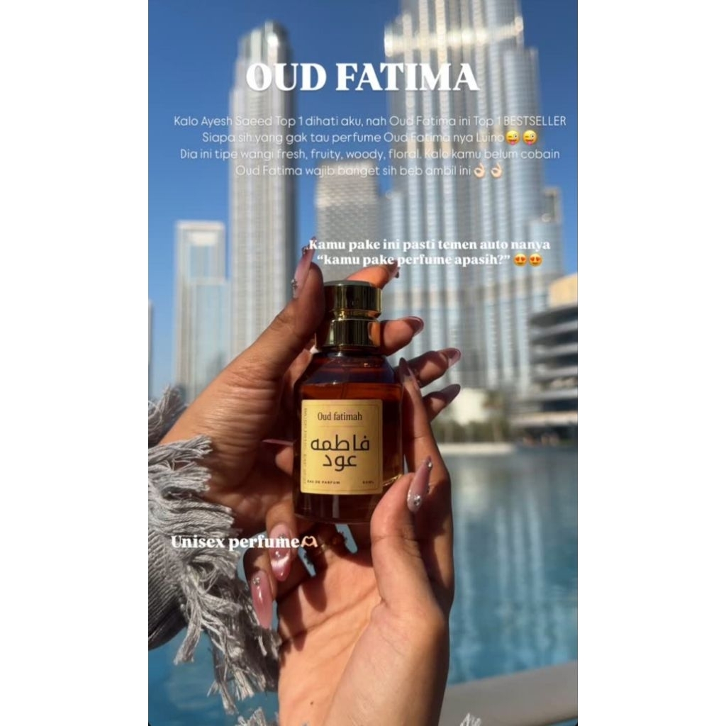 [READY] Luino parfum Dubai Oud Fatimah Spray by Luino | parfum Dubai original