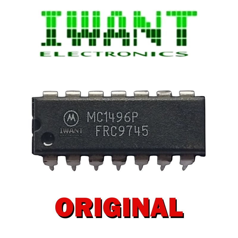 MC1496P IC MC1496 DIP ORIGINAL MOTOROLA MC 1496P IC MC 1496 P DIP-14 PIN