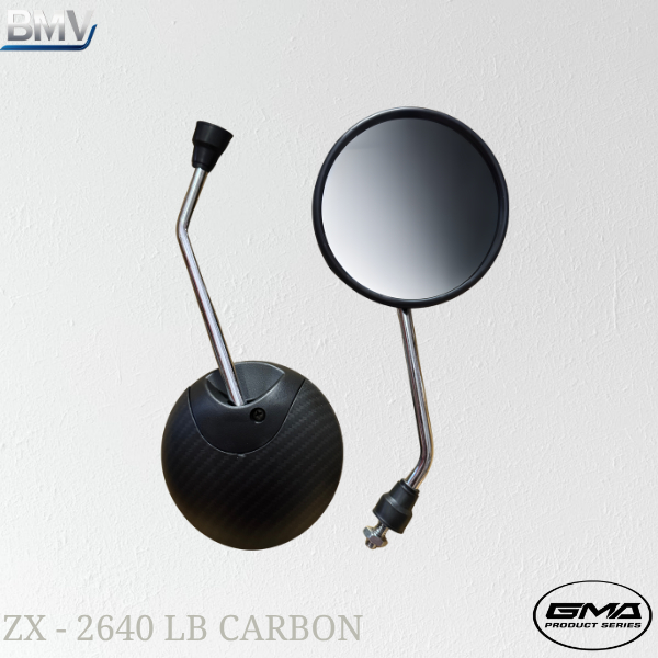 (Termurah) Spion Bulat BESAR GMA Universal | Chrome Hijau Hitam Carbon Putih | cocok untuk semua mot