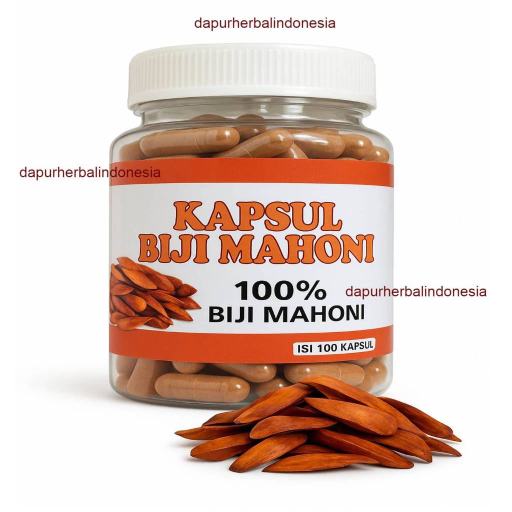 BIJI MAHONI ( ISI 100 KAPSUL )