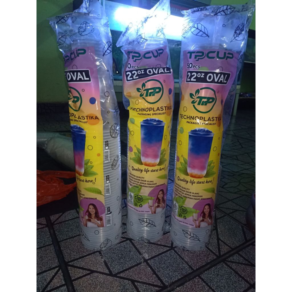 Gelas cup 22 oz