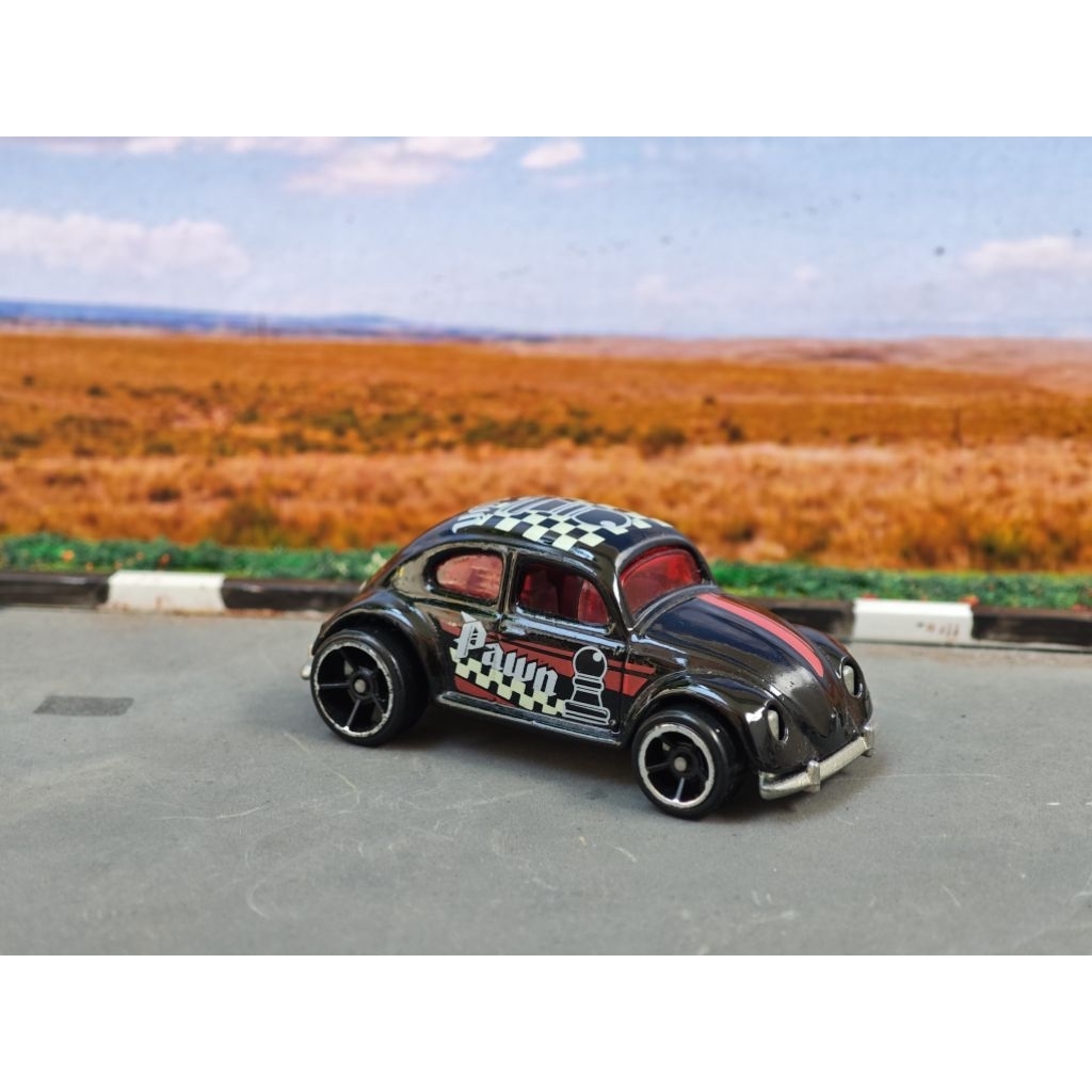hot wheels vw beetle pawn black