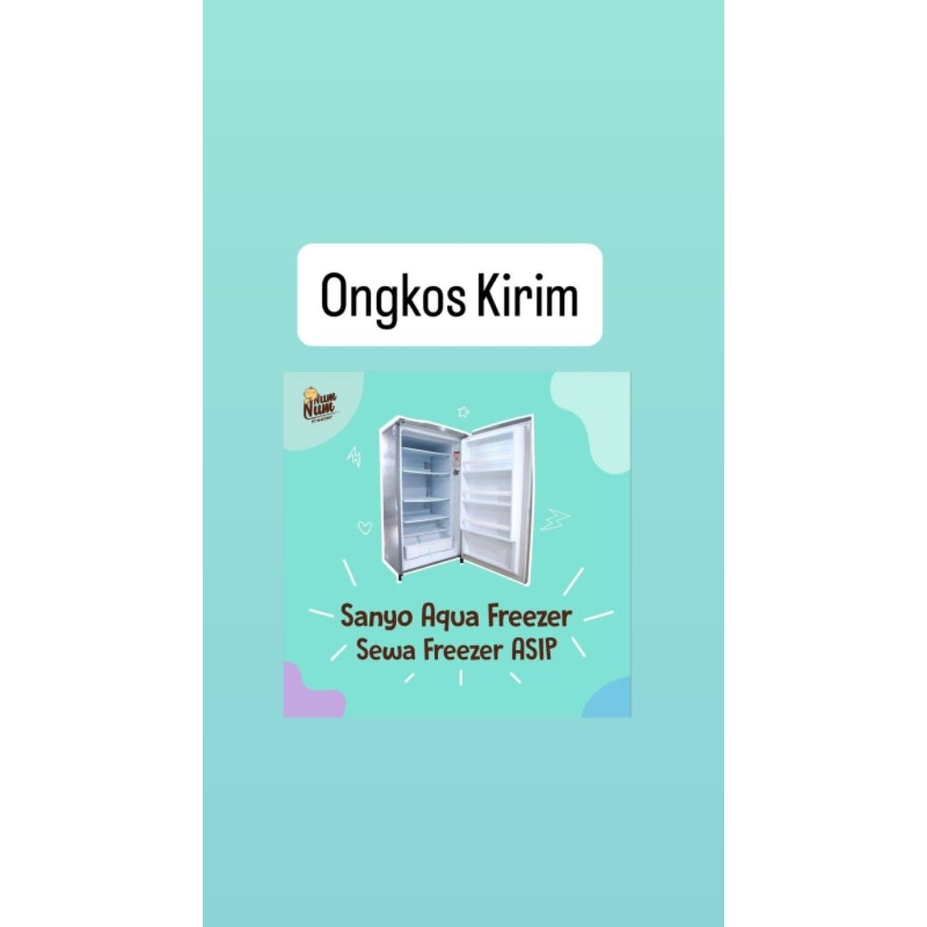 Ongkir Sewa Freezer ASI Jadetabek Only