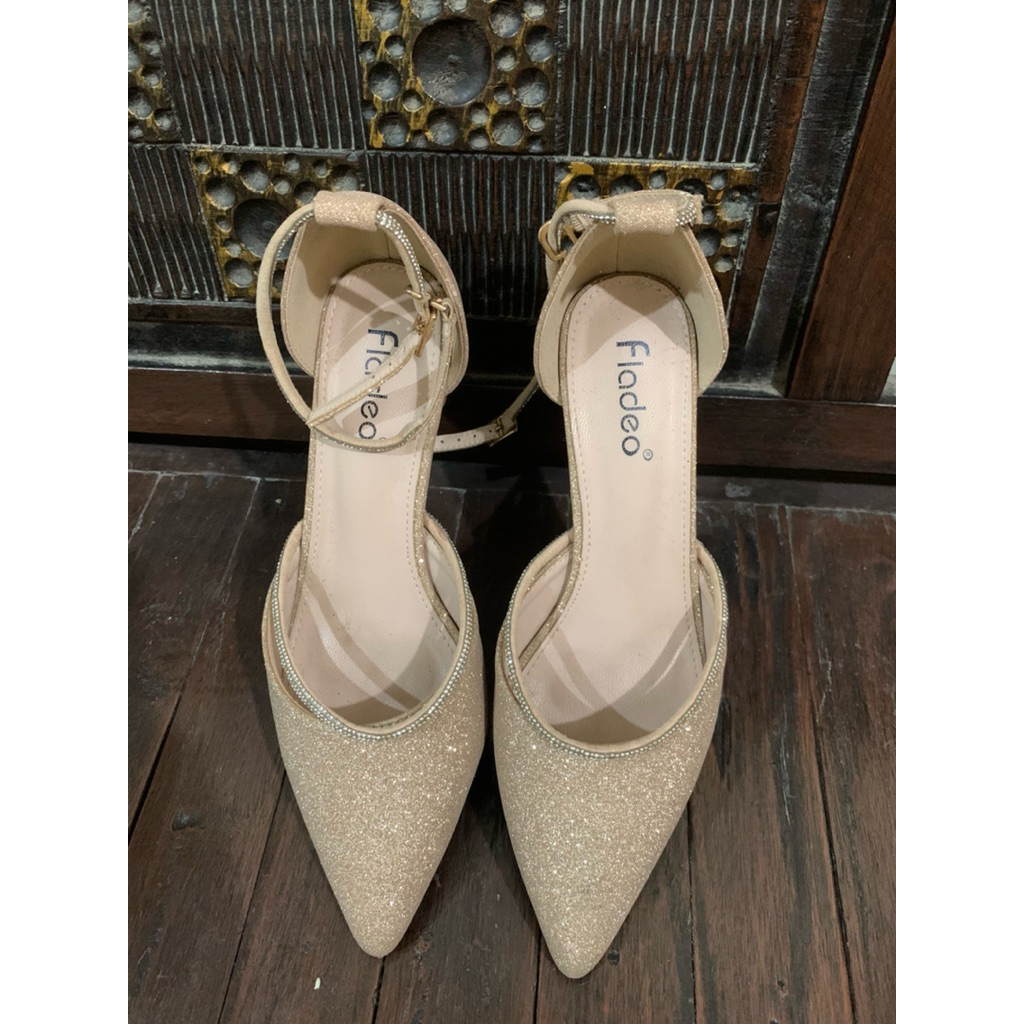 Heels Gold Fladeo