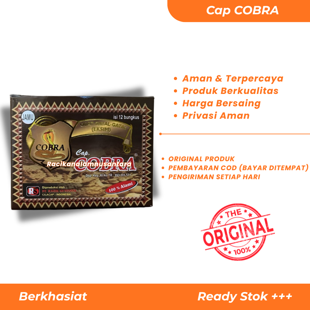 Jamu Serbuk Cap Cobra / Jamu Cobra Serbuk Gatal