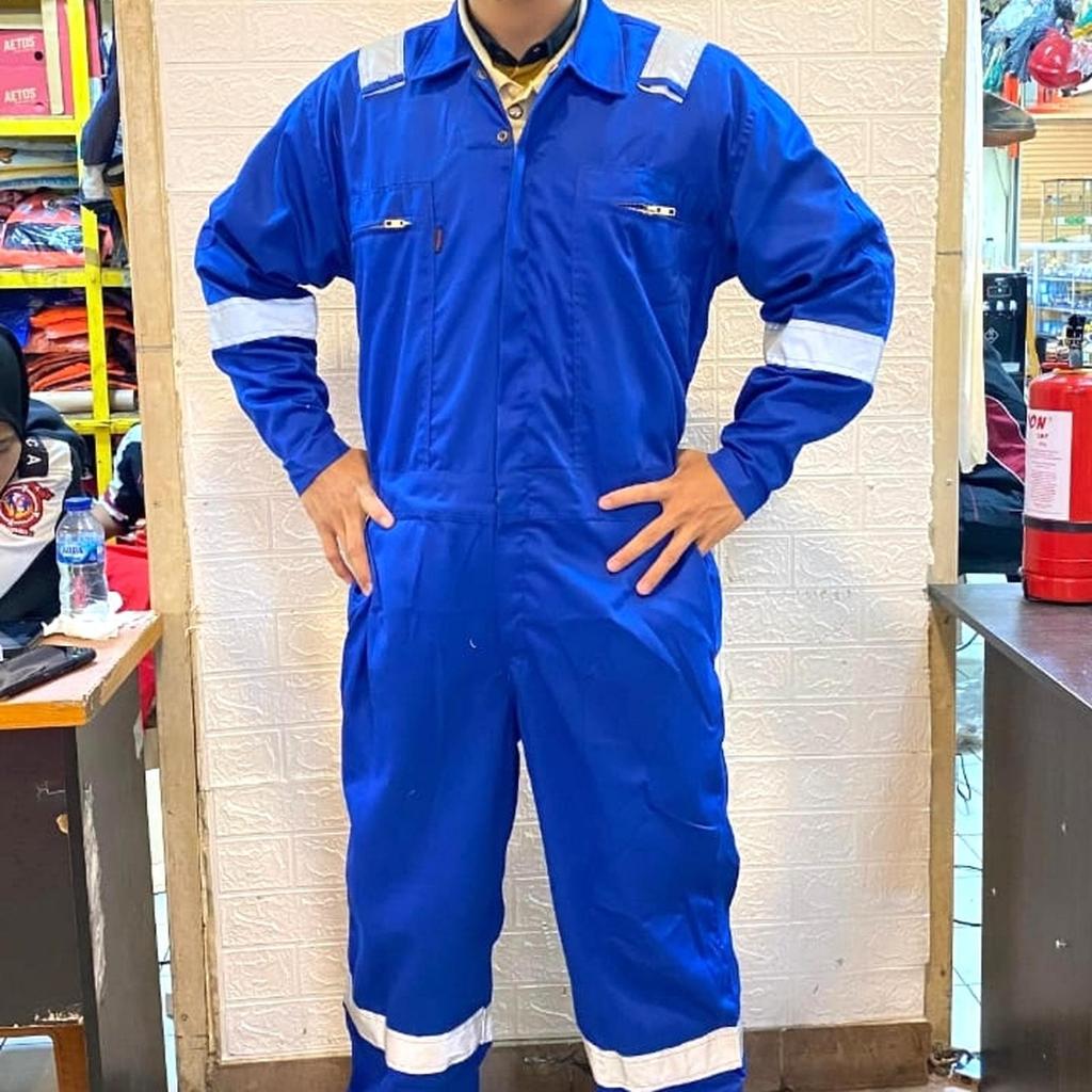 Wearpack Coverall NOMEX IIIA Royal Blue / Coverall Baju kerja Nomex
