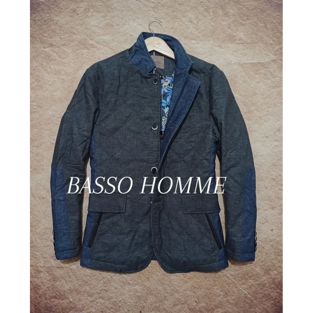 jaket jas BASSO HOMME model slimfit recomend bekas/second/preloved