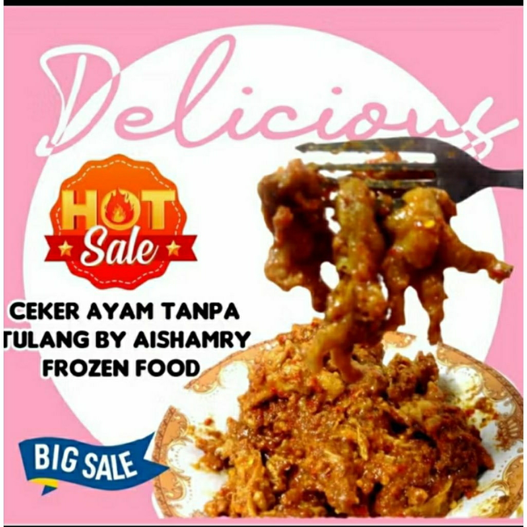 ceker ayam tanpa tulang pedas